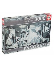 Панорамен пъзел Educa от 3000 части - Герника, Пабло Пикасо -1