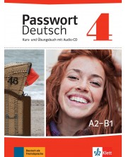 Passwort Deutsch Neu 4: Kurs- und Ubungsbuch + CD / Немски език - ниво А2-В1: Учебник и учебна тетрадка + CD -1