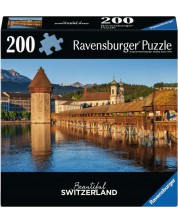 Пъзел Ravensburger от 200 части - Мостът Капелбрюке -1