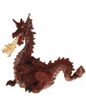 Фигурка Papo The Enchanted World – Огнедишащ дракон. червен