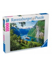 Пъзел Ravensburger от 1000 части - Норвегия