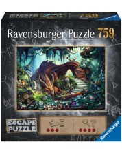 Пъзел-загадка Ravensburger от 759 части - Пещерата на дракона -1