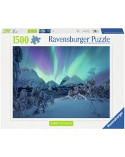 Пъзел Ravensburger от 1500 части - Когато северното сияние танцува -1