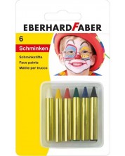 Пастели за лице Eberhard Faber - 6 цвята