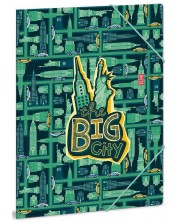 Папка Ars Una The Big City - с ластик, А4