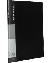 Папка с 10 джоба Deli Classic - E38144, А4, черна