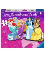 Пъзел за под Ravensburger от 24 части - Красиви принцеси -1