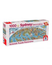 Панорамен пъзел Schmidt от 1000 части - Сидни, Хартуиг Браун -1