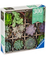 Пъзел Ravensburger от 300 части - Зелени цветя