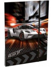 Папка с ластик А4 Lizzy Card - Ford GT Silver