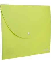 Папка с копче Deli Rio - E38131, А4, зелена