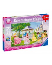 Пъзел Ravensburger от 2 x 24 части - Дисни Принцеси в градината