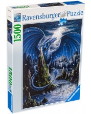 Пъзел Ravensburger от 1500 части - Черен дракон -1