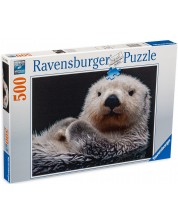 Пъзел Ravensburger от 500 части - Сладка видра