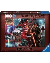 Пъзел Ravensburger от 1000 части - Междузвездни войни Злодеи: Кайло Рен -1