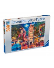 Пъзел Ravensburger от 500 части - Вечер в Пиза -1