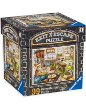 Пъзел-загадка Ravensburger от 99 части - В кухнята