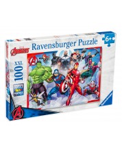 Пъзел Ravensburger от 100 XXL части - Отмъстителите