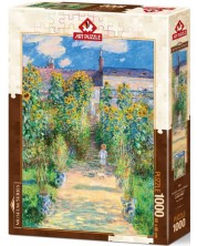 Пъзел Art Puzzle от 1000 части - Градината на художника във Ветьой, 1881