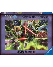 Пъзел Ravensburger от 1000 части - Междузвездни войни Злодеи: Асадж Вентрес -1