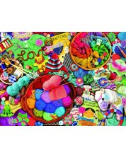 Пъзел SunsOut от 1000 части - Плетени играчки