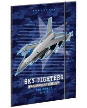 Папка с ластик S. Cool - Sky Fighters -1