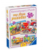 Пъзел Ravensburger 4 в 1 - На работа -1