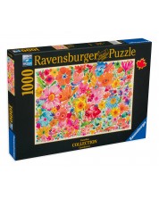 Пъзел Ravensburger от 1000 части - Цъфтящи красавици