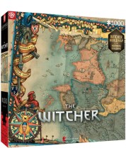 Пъзел Good Loot от 1000 части - The Witcher 3: The Northern Kingdoms