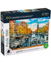 Пъзел Trefl от 1000 части - Есен в Амстердам, Холандия -1