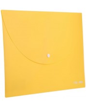 Папка с копче Deli Rio - E38131, А4, жълта