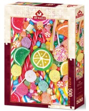 Пъзел Art Puzzle от 500 части - Бонбони -1