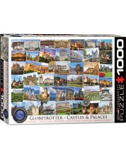 Пъзел Eurographics от 1000 части – Пътешественик на замъците и дворците по света