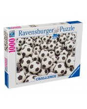 Пъзел Ravensburger от 1000 части - Футболни топки -1