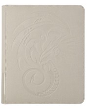 Папка за съхранение на карти Dragon Shield Album Zipster Regular - Ashen White