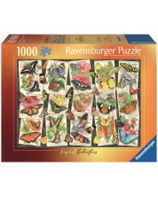 Пъзел Ravensburger от 1000 части - Тропически пеперуди -1