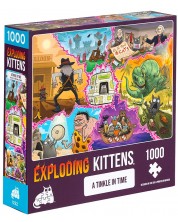Пъзел Exploding Kittens от 1000 части - Звън във времето -1