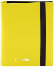 Папка за съхранение на карти Ultra Pro - Eclipse 2-Pocket PRO-Binder, Lemon Yellow (80 бр.) -1
