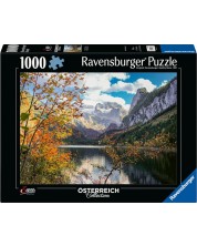 Пъзел Ravensburger от 1000 части - Езеро Госау -1