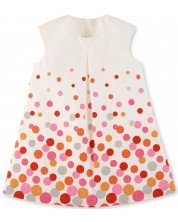 Памучна бебешка рокля Sterntaler - на точки, 86 cm, 12-18 месеца -1