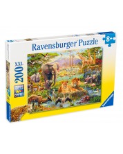 Пъзел Ravensburger от 200 XXL части - Животни от Саваната -1