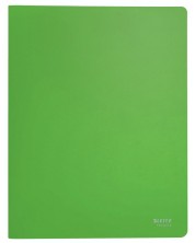 Папка Leitz - С 20 джоба, А4, зелена -1