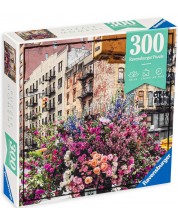 Пъзел Ravensburger от 300 части - Цветя в Ню Йорк -1