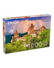Пъзел Enjoy от 1000 части - Замъкът Бран, Румъния -1