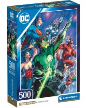 Пъзел Clementoni от 500 части - Героите на DC Comics -1