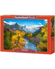 Пъзел Castorland от 3000 части - Есен в Национален парк Зион, САЩ