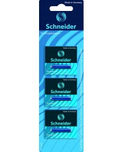 Патрончета за писалка Schneider - 18 броя, сини -1