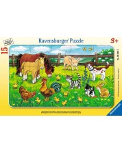 Пъзел Ravensburger от 15 части - Животните от фермата -1