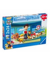 Пъзел Ravensburger от 2 x 24 части - Пес патрул -1