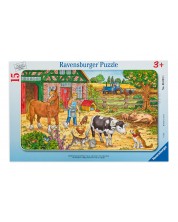 Пъзел Ravensburger от 15 части - Веселата ферма -1